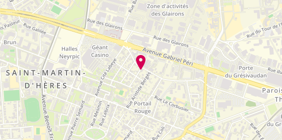 Plan de Lindy Coiffure, 1 Rue de la Libération, 38400 Saint-Martin-d'Hères