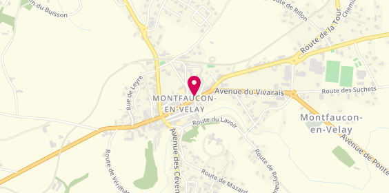 Plan de Technic Coiffure, 41 Rue Centrale, 43290 Montfaucon-en-Velay