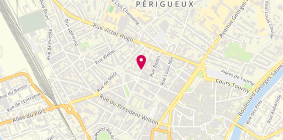 Plan de Mark'Ang Coiffure à domicile, 23 Rue Antoine Gadaud, 24000 Périgueux