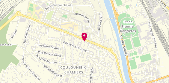 Plan de Hair Coiffure, 61 avenue du Général de Gaulle, 24660 Coulounieix-Chamiers