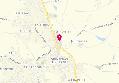 Plan de Le Boudoir, 15 Route d'Annonay le Pontet, 07290 Quintenas