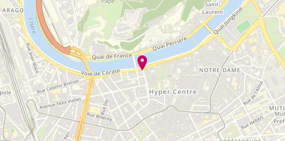 Plan de Coiffeur Coup de Tête, 2 Rue de Belgrade, 38000 Grenoble