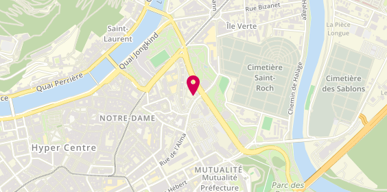 Plan de DECOURSSIERE Nathalie, 32 Boulevard Maréchal Leclerc, 38000 Grenoble