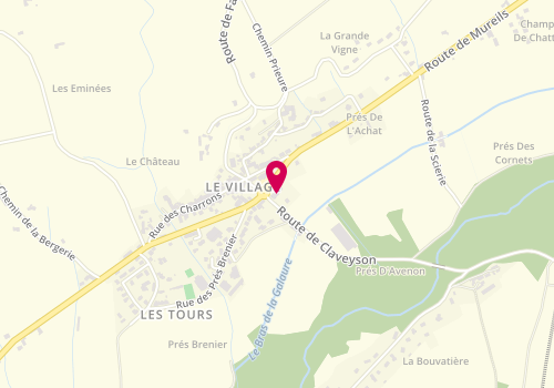 Plan de Ambiance Coiffure, 45 Route de Claveyson, 26240 Saint-Jean-de-Galaure