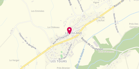 Plan de ML Coiffure, 235 rue des Charrons, 26240 La Motte-de-Galaure