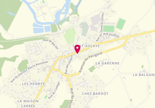 Plan de VEDRENNE Valérie, Rue du Dr H Lacroix, 24410 Saint-Aulaye-Puymangou
