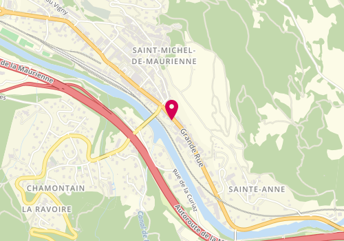 Plan de Michelle et Alain Coiffure, 45 Grande Rue, 73140 Saint-Michel-de-Maurienne
