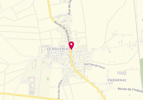 Plan de Nathalie Coiffure, 25 Route de Bordeaux, 33250 Pauillac