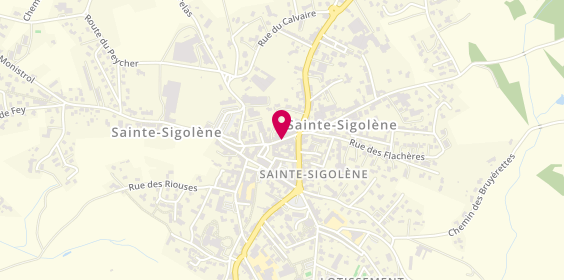 Plan de Imagin'hair, 10 Rue Charles Dupuy, 43600 Sainte-Sigolène