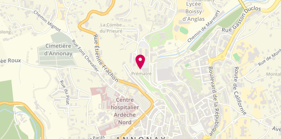 Plan de Tchip Coiffure, 15 avenue Jean Jaurès, 07100 Annonay