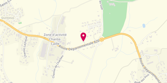 Plan de BCH Coiffure/Barbier, Zone Artisanale chemin de Chantecaille, 07430 Saint-Clair