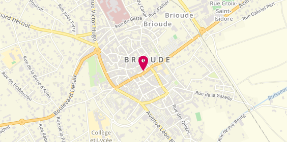 Plan de Coiffure Masculine, 3 place Lafayette, 43100 Brioude