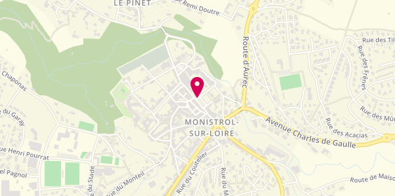 Plan de L&B Coiffure, 7 Place du Prevescal, 43120 Monistrol-sur-Loire