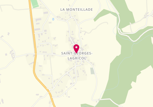 Plan de N.C Coiffure, Le Bourg, 43500 Saint-Georges-Lagricol