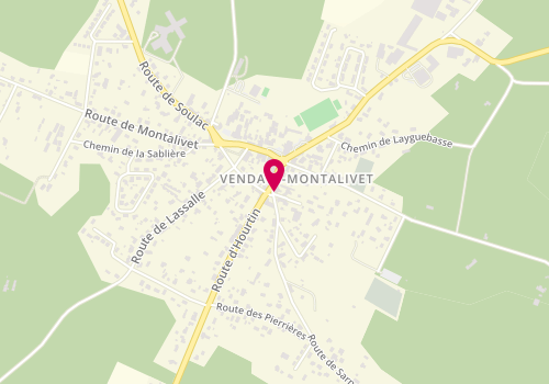 Plan de Salon Maeva, 15 Rue de la Poste, 33930 Vendays-Montalivet
