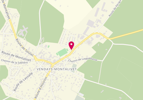 Plan de Coiffure Mixte Anne-Marie, 8 Route de Lesparre, 33930 Vendays-Montalivet