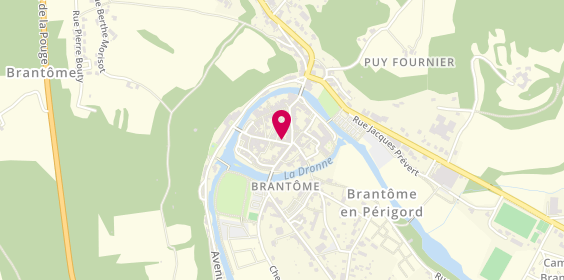 Plan de Brantome Coiffure, 31 Rue Puyjoli de Meyjounissas, 24310 Brantôme-en-Périgord