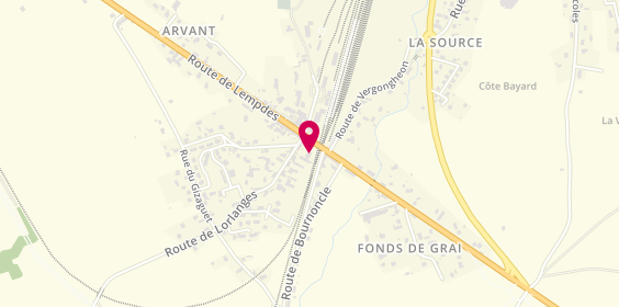 Plan de Coif'Hair, 3 Route de Lempdes, 43360 Bournoncle-Saint-Pierre