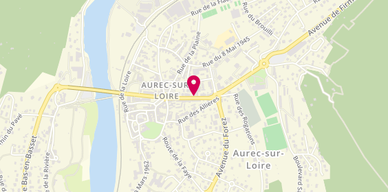 Plan de Crystal Coiffure, 13 avenue de Firminy, 43110 Aurec-sur-Loire