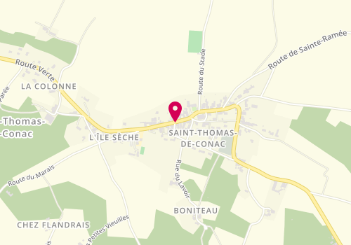 Plan de Familly Coiffure, 75 Route Verte, 17150 Saint-Thomas-de-Conac