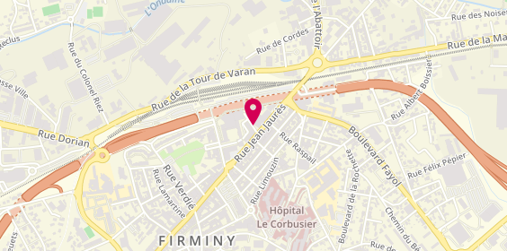 Plan de Gentlemen's Coiffure, 5 Rue Louis Blanc, 42700 Firminy
