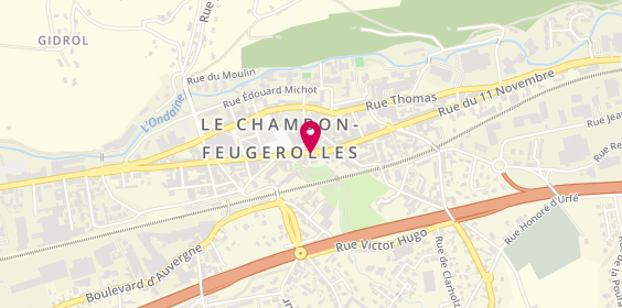 Plan de Chambon'hair, 8 Rue Gambetta, 42500 Le Chambon-Feugerolles
