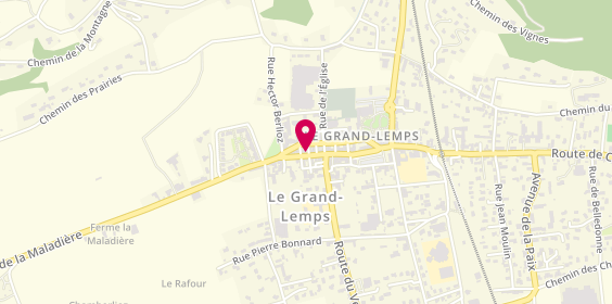 Plan de As Coiffure, 11 Rue de la République, 38690 Le Grand-Lemps