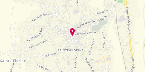 Plan de DAUMAS Nathalie, 2 Rue Royale, 43250 Sainte-Florine