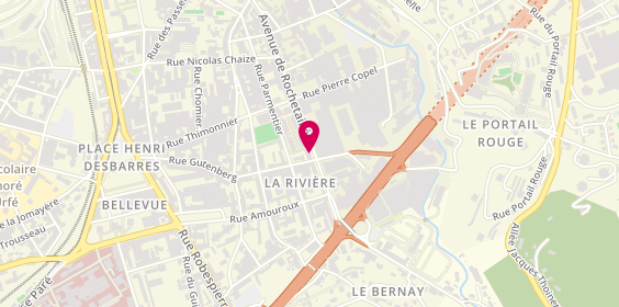 Plan de Avenue 38, 38 avenue de Rochetaillée, 42100 Saint-Étienne