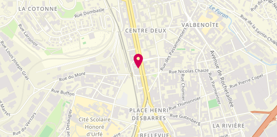 Plan de Sebastien Lauria Coiffure, 76 Rue des Docteurs Charcot, 42100 Saint-Étienne