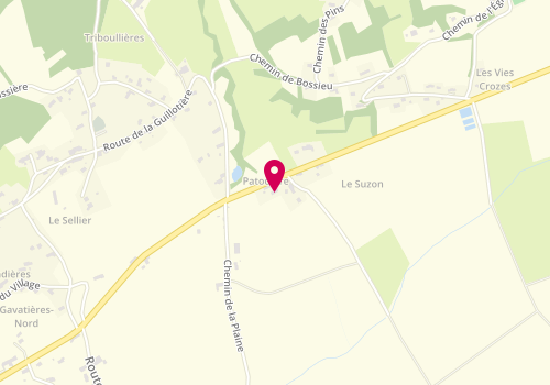 Plan de Des I D Coiffure, 37 Route Moulin, 38260 Bossieu
