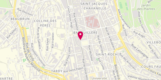 Plan de L'Atelier des Anges, 47 Rue Gambetta, 42000 Saint-Étienne