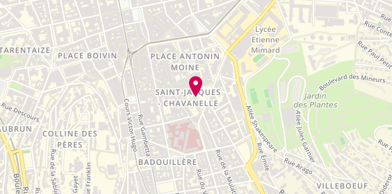 Plan de Le Salon, 12 Place Chavanelle, 42000 Saint-Étienne