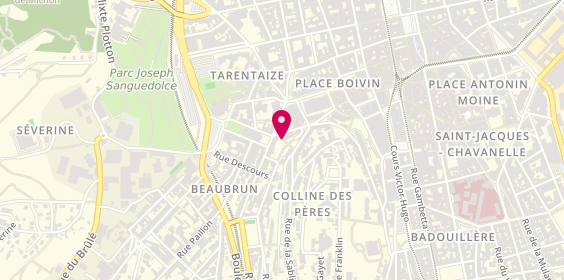 Plan de Espace Coiffure, 11 Rue Franche Amitié, 42000 Saint-Étienne