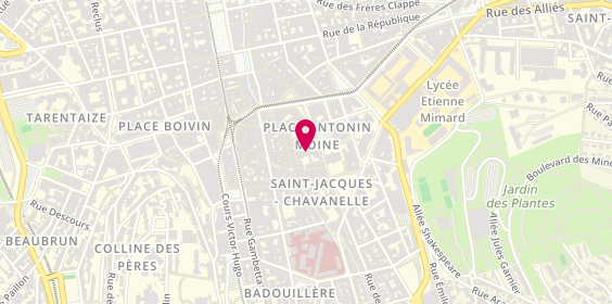 Plan de Le Loft, 12 Rue Notre Dame, 42000 Saint-Étienne