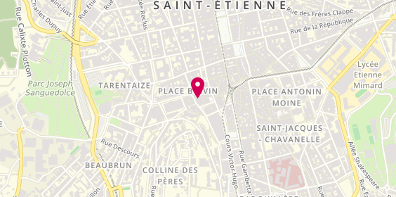 Plan de Fathi Coiffure, 31 Rue de la Ville, 42000 Saint-Étienne