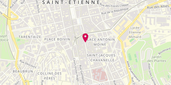 Plan de Camille Albane, 9 Rue Michelet, 42000 Saint-Étienne