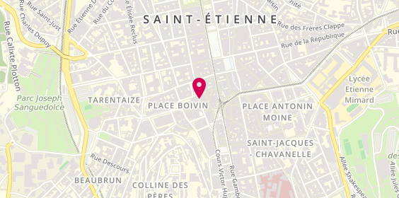 Plan de Otantik Barber Shop, 35 Rue de la Résistance, 42000 Saint-Étienne