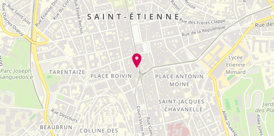 Plan de Tchip Coiffure, 14 Rue Général Foy, 42000 Saint-Étienne