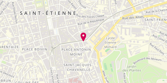 Plan de Couret Nelly, 12 Avenue Libération, 42000 Saint-Étienne
