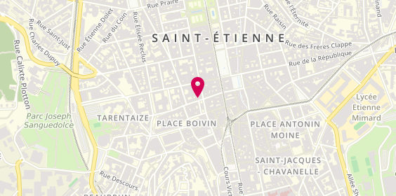 Plan de S.C Salon Créateur, 10 Rue Georges Teissier, 42000 Saint-Étienne