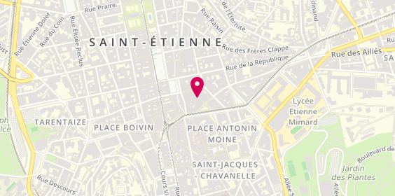 Plan de Styl'Actuel, 26 Rue Saint-Jean, 42000 Saint-Étienne