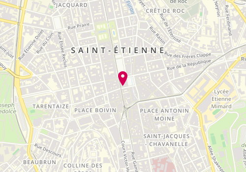 Plan de William Nestor - Coiffeur Saint-Etienne, 1 Rue Camille Colard, 42000 Saint-Étienne