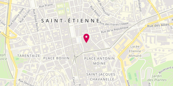 Plan de L'Entr'Acte, 18 Rue Saint-Jean, 42000 Saint-Étienne