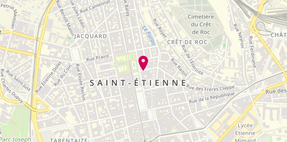 Plan de Hair Cut, 2 Rue de Lodi, 42000 Saint-Étienne