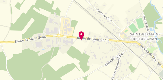 Plan de SARL Coiffure & Co, 31 Route de Saint-Genis, 17500 Saint-Germain-de-Lusignan