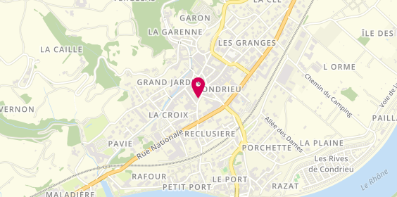 Plan de Jacques Coiffure, 36 Grande Rue, 69420 Condrieu