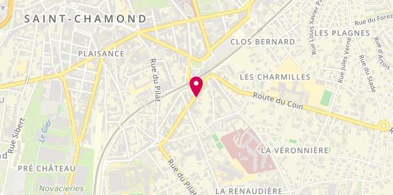 Plan de Coco Vanille, 15 avenue Jules Ferry, 42400 Saint-Chamond