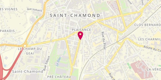 Plan de Best Coiffure, 13 Cr Adrien de Montgolfier, 42400 Saint-Chamond