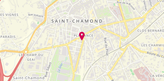 Plan de Naïm Coiffeur, 6 Cr Adrien de Montgolfier, 42400 Saint-Chamond